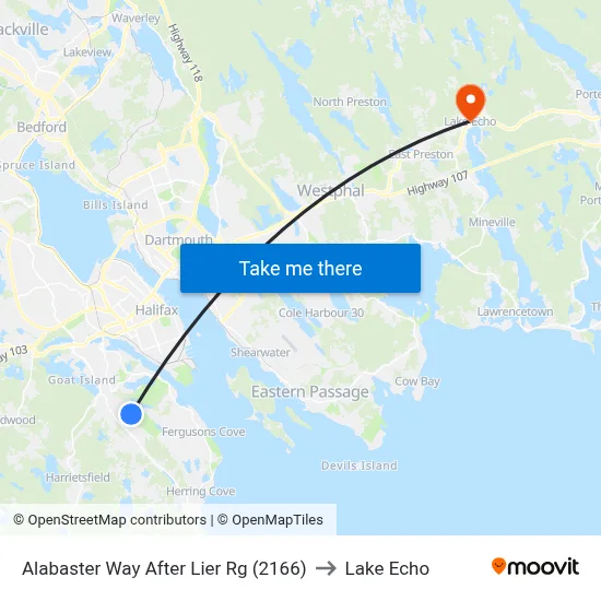 Alabaster Way After Lier Rg (2166) to Lake Echo map
