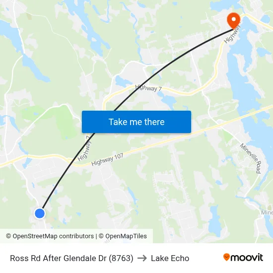 Ross Rd After Glendale Dr (8763) to Lake Echo map