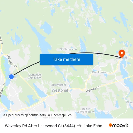 Waverley Rd After Lakewood Ct (8444) to Lake Echo map