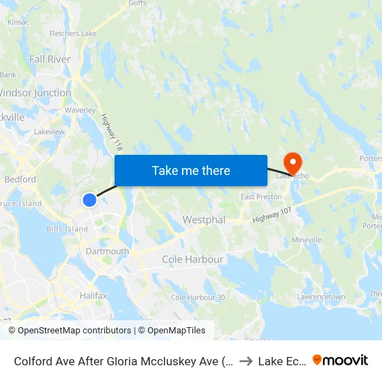 Colford Ave After Gloria Mccluskey Ave (6767) to Lake Echo map