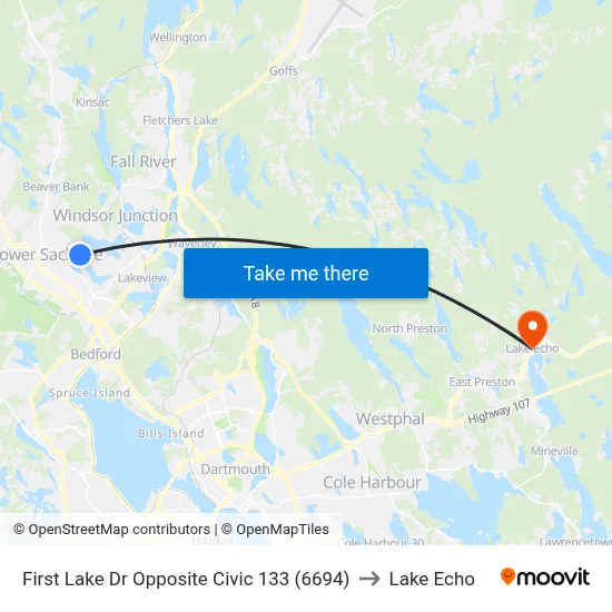 First Lake Dr Opposite Civic 133 (6694) to Lake Echo map