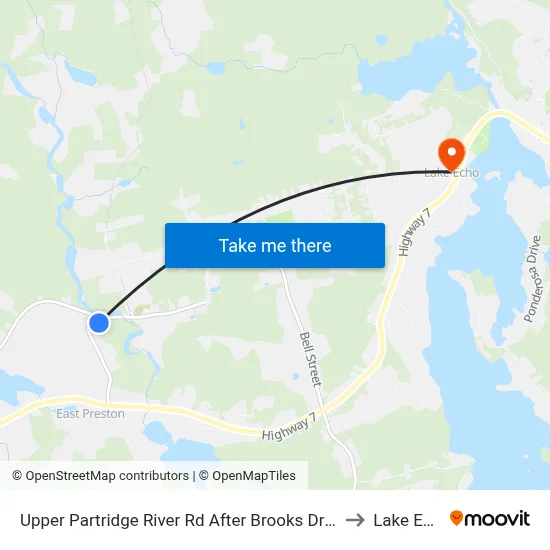Upper Partridge River Rd After Brooks Dr (8048) to Lake Echo map