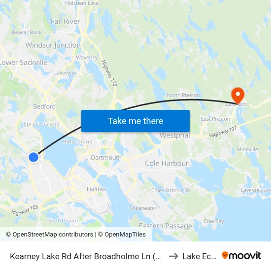 Kearney Lake Rd After Broadholme Ln (7015) to Lake Echo map