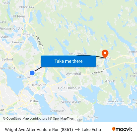 Wright Ave After Venture Run (8861) to Lake Echo map