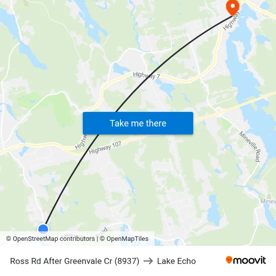 Ross Rd After Greenvale Cr (8937) to Lake Echo map