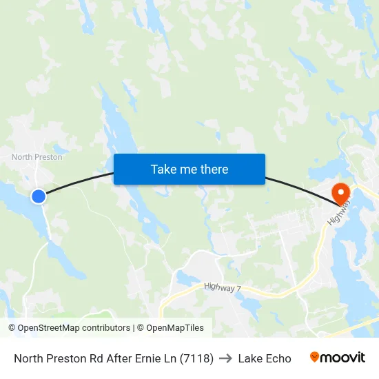 North Preston Rd After Ernie Ln (7118) to Lake Echo map