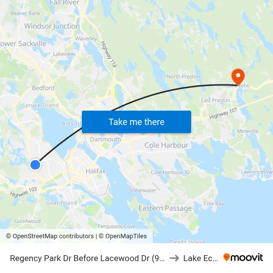 Regency Park Dr Before Lacewood Dr (9091) to Lake Echo map