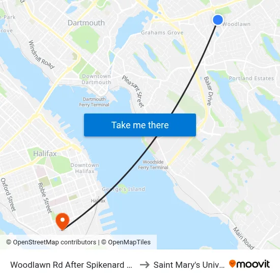 Woodlawn Rd After Spikenard St (8603) to Saint Mary's University map