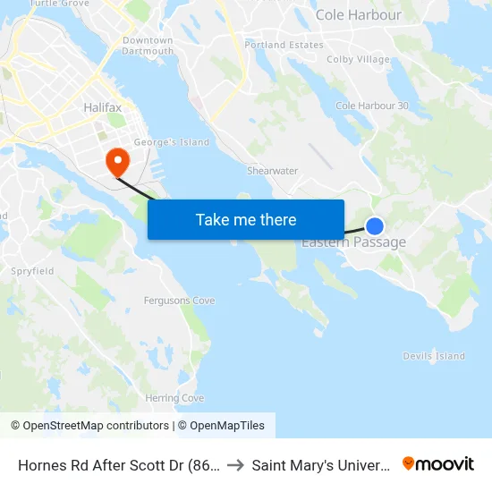 Hornes Rd After Scott Dr (8662) to Saint Mary's University map