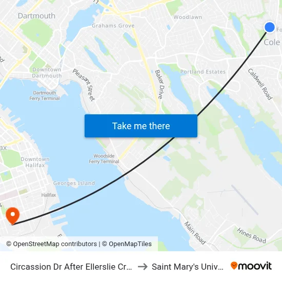 Circassion Dr After Ellerslie Cr (2307) to Saint Mary's University map