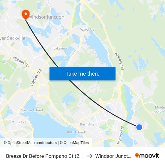 Breeze Dr Before Pompano Ct (2199) to Windsor Junction map