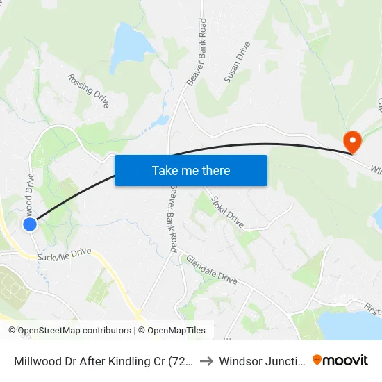 Millwood Dr After Kindling Cr (7226) to Windsor Junction map