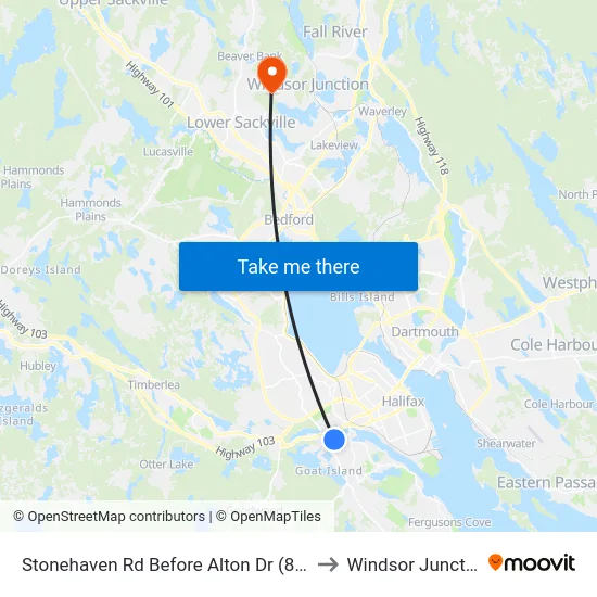 Stonehaven Rd Before Alton Dr (8800) to Windsor Junction map