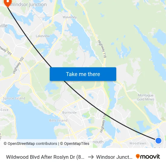 Wildwood Blvd After Roslyn Dr (8485) to Windsor Junction map