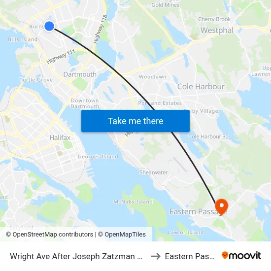 Wright Ave After Joseph Zatzman Dr (8867) to Eastern Passage map