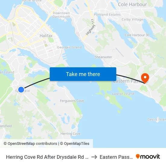 Herring Cove Rd After Drysdale Rd (6858) to Eastern Passage map