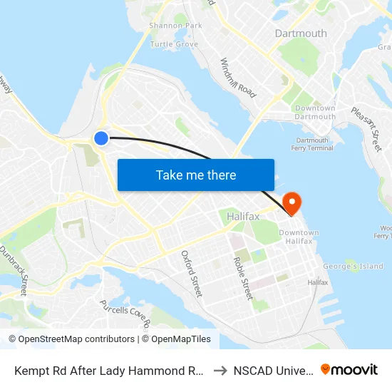 Kempt Rd After Lady Hammond Rd (7045) to NSCAD University map