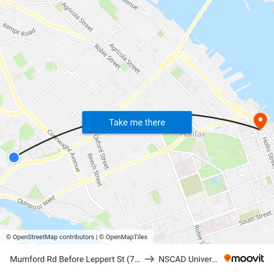 Mumford Rd Before Leppert St (7274) to NSCAD University map