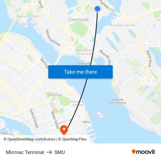 Micmac Terminal to SMU map