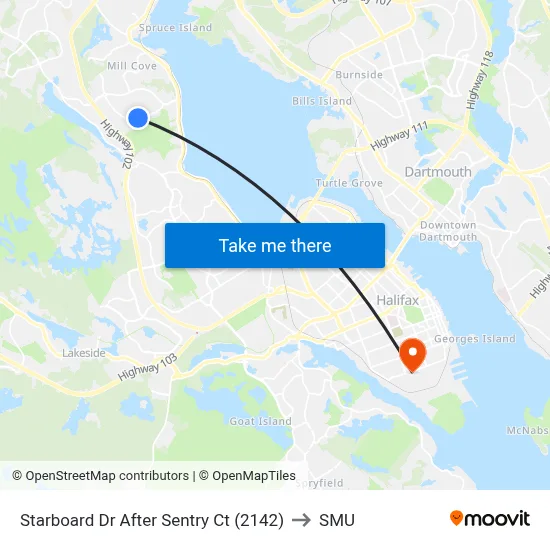 Starboard Dr After Sentry Ct (2142) to SMU map