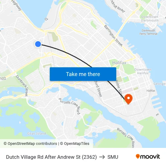 Dutch Village Rd After Andrew St (2362) to SMU map