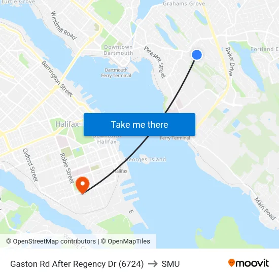 Gaston Rd After Regency Dr (6724) to SMU map