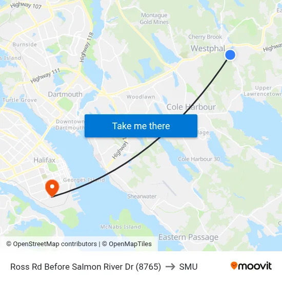 Ross Rd Before Salmon River Dr (8765) to SMU map