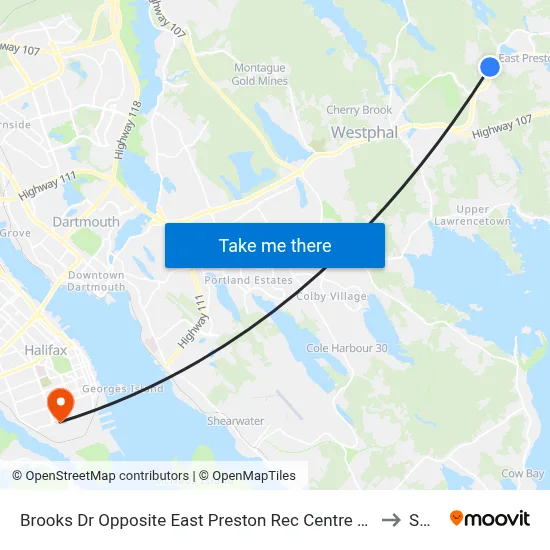 Brooks Dr Opposite East Preston Rec Centre (8769) to SMU map