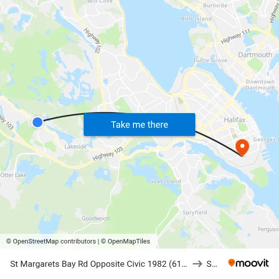 St Margarets Bay Rd Opposite Civic 1982 (6143) to SMU map