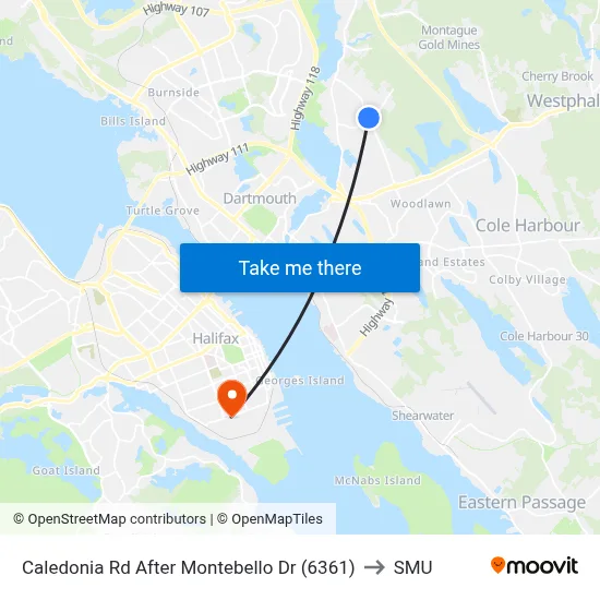 Caledonia Rd After Montebello Dr (6361) to SMU map