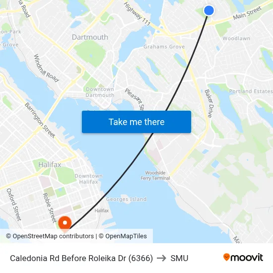 Caledonia Rd Before Roleika Dr (6366) to SMU map