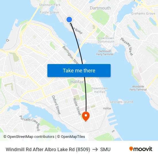Windmill Rd After Albro Lake Rd (8509) to SMU map