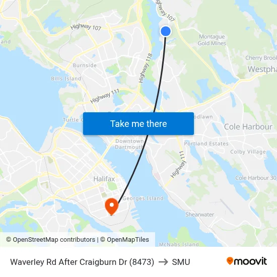 Waverley Rd After Craigburn Dr (8473) to SMU map