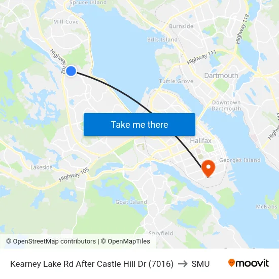 Kearney Lake Rd After Castle Hill Dr (7016) to SMU map