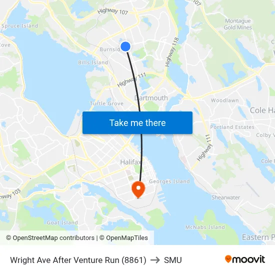 Wright Ave After Venture Run (8861) to SMU map