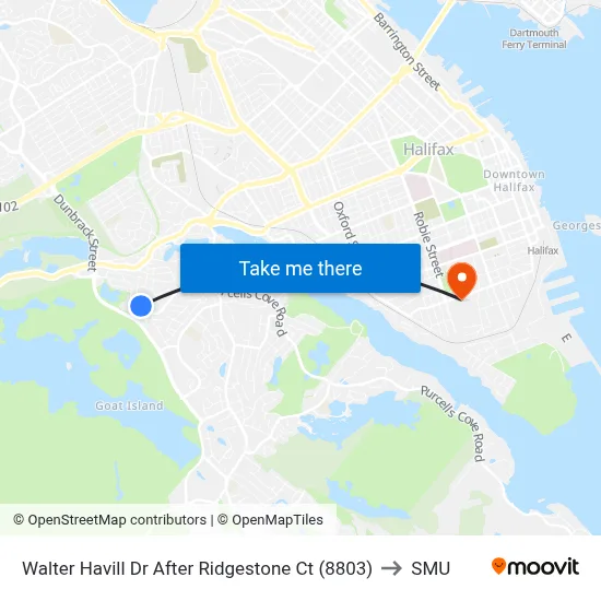 Walter Havill Dr After Ridgestone Ct (8803) to SMU map