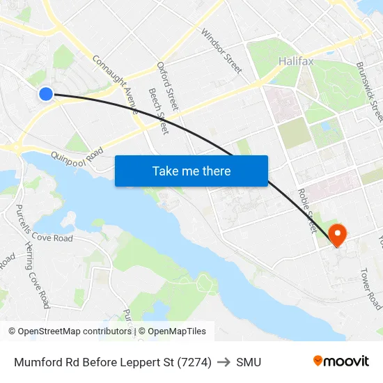 Mumford Rd Before Leppert St (7274) to SMU map