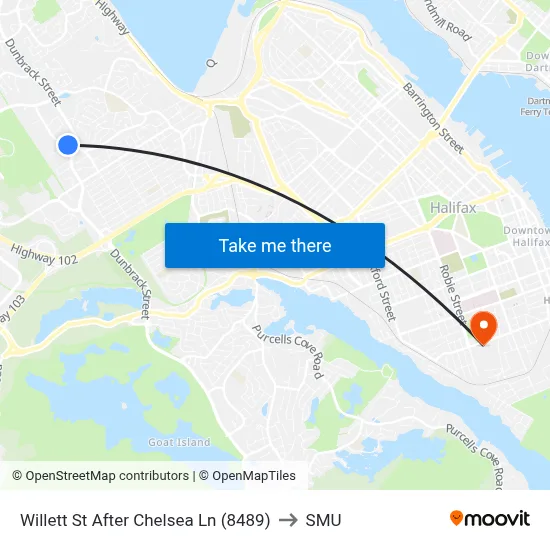 Willett St After Chelsea Ln (8489) to SMU map