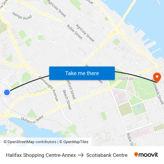 Halifax Shopping Centre-Annex to Scotiabank Centre map