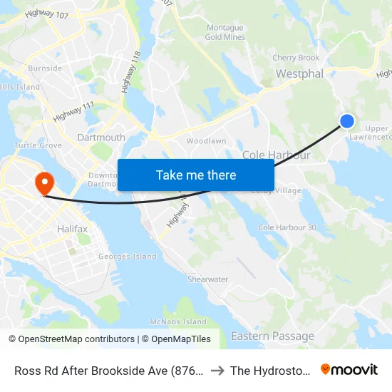 Ross Rd After Brookside Ave (8762) to The Hydrostone map