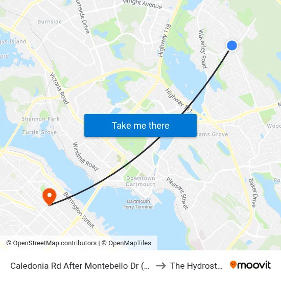 Caledonia Rd After Montebello Dr (6361) to The Hydrostone map
