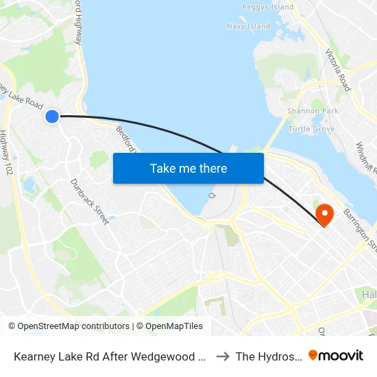 Kearney Lake Rd After Wedgewood Ave (7023) to The Hydrostone map