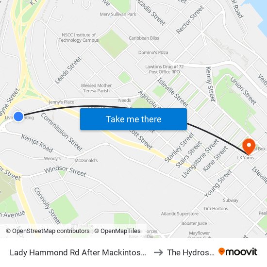 Lady Hammond Rd After Mackintosh St (7093) to The Hydrostone map