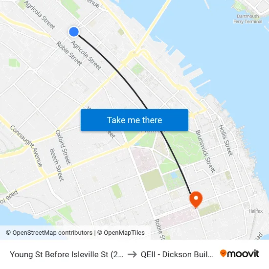 Young St Before Isleville St (2354) to QEII - Dickson Building map