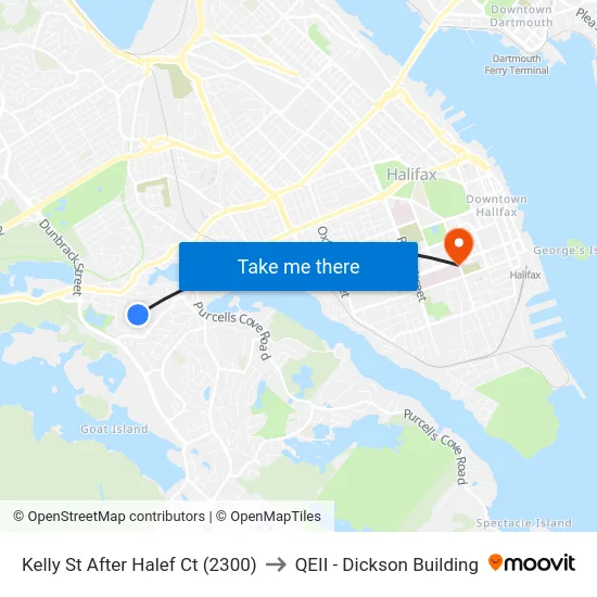 Kelly St After Halef Ct (2300) to QEII - Dickson Building map