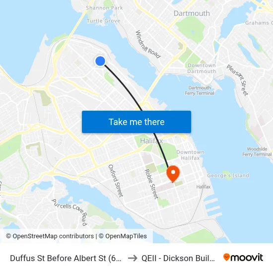 Duffus St Before Albert St (6586) to QEII - Dickson Building map