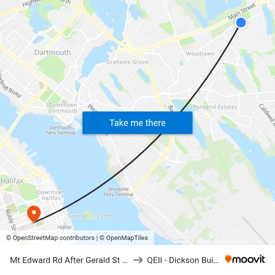 Mt Edward Rd After Gerald St (7267) to QEII - Dickson Building map