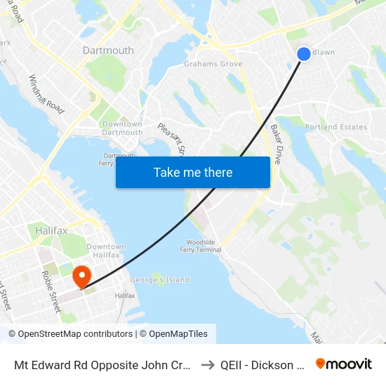 Mt Edward Rd Opposite John Cross Dr (7260) to QEII - Dickson Building map