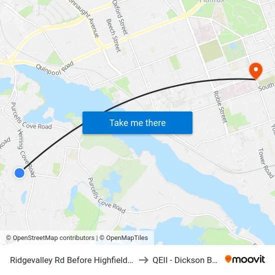 Ridgevalley Rd Before Highfield St (8169) to QEII - Dickson Building map