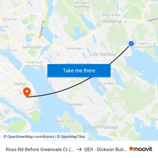 Ross Rd Before Greenvale Cr (8761) to QEII - Dickson Building map
